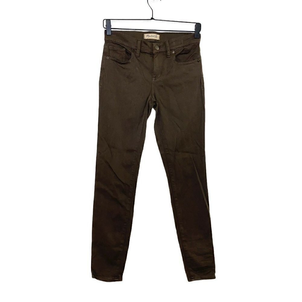 Madewell Skinny Skinny Jeans Pants B1382 Brown 26